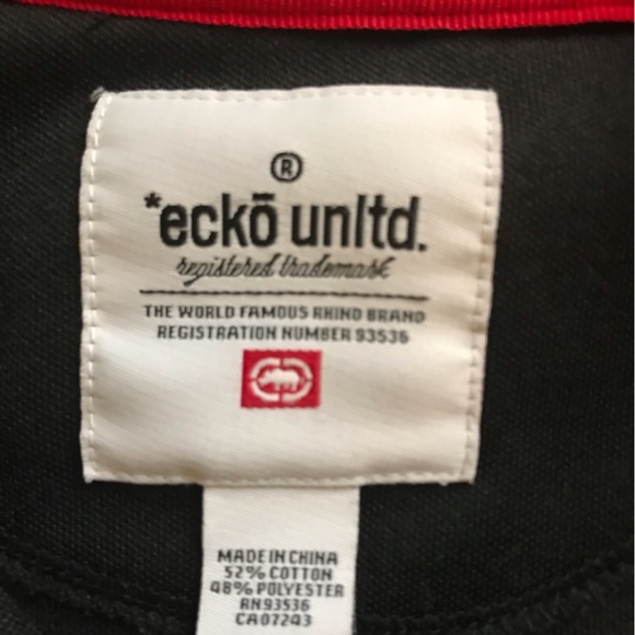 Mens Ecko Unlimited black n white spade - Picture 2 of 3